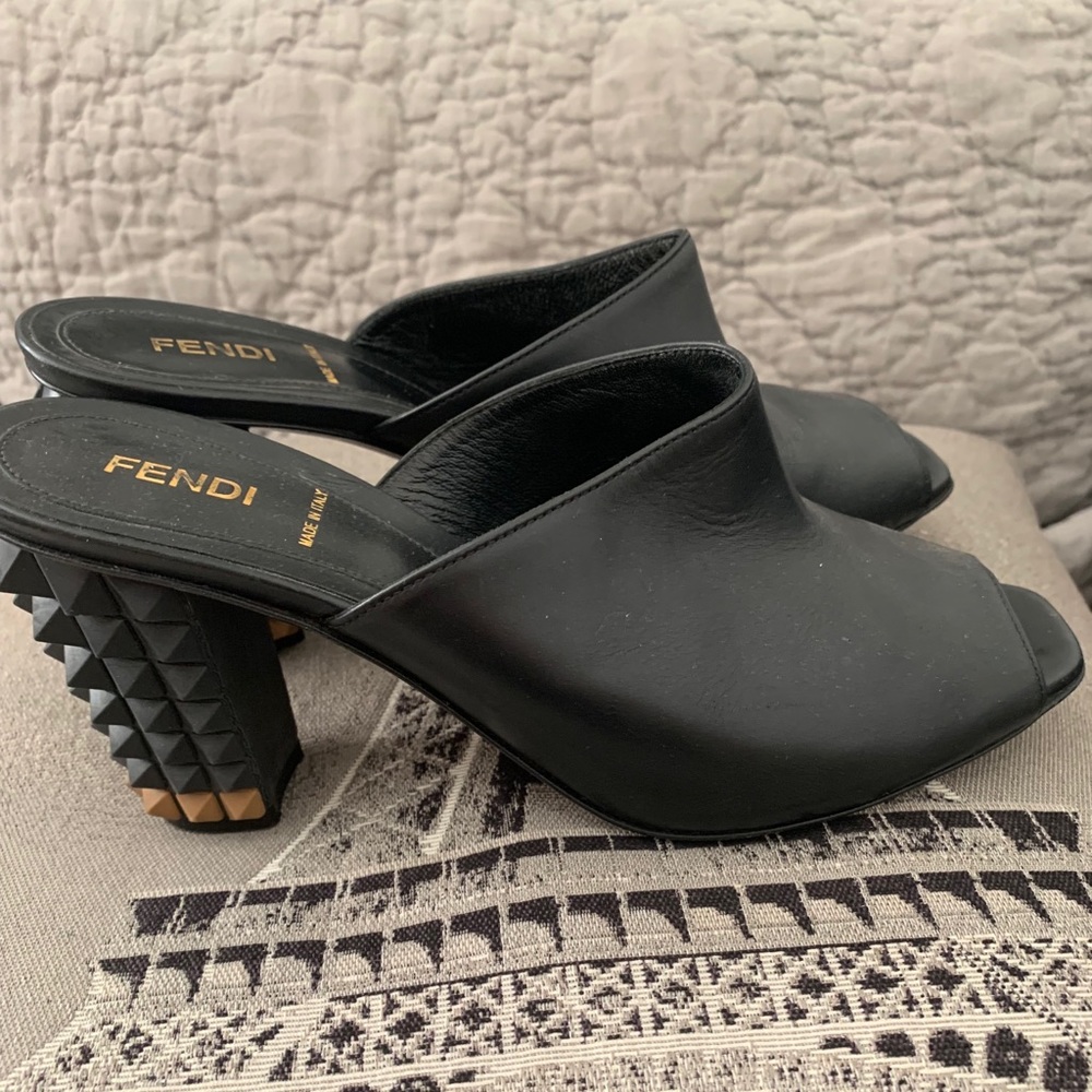 Fendi Spike heel mules